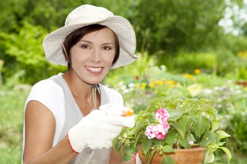 Bankside gardening team focused on safety